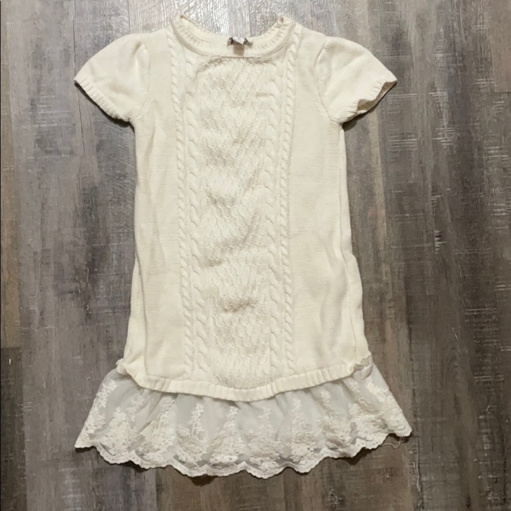 Kids white dress